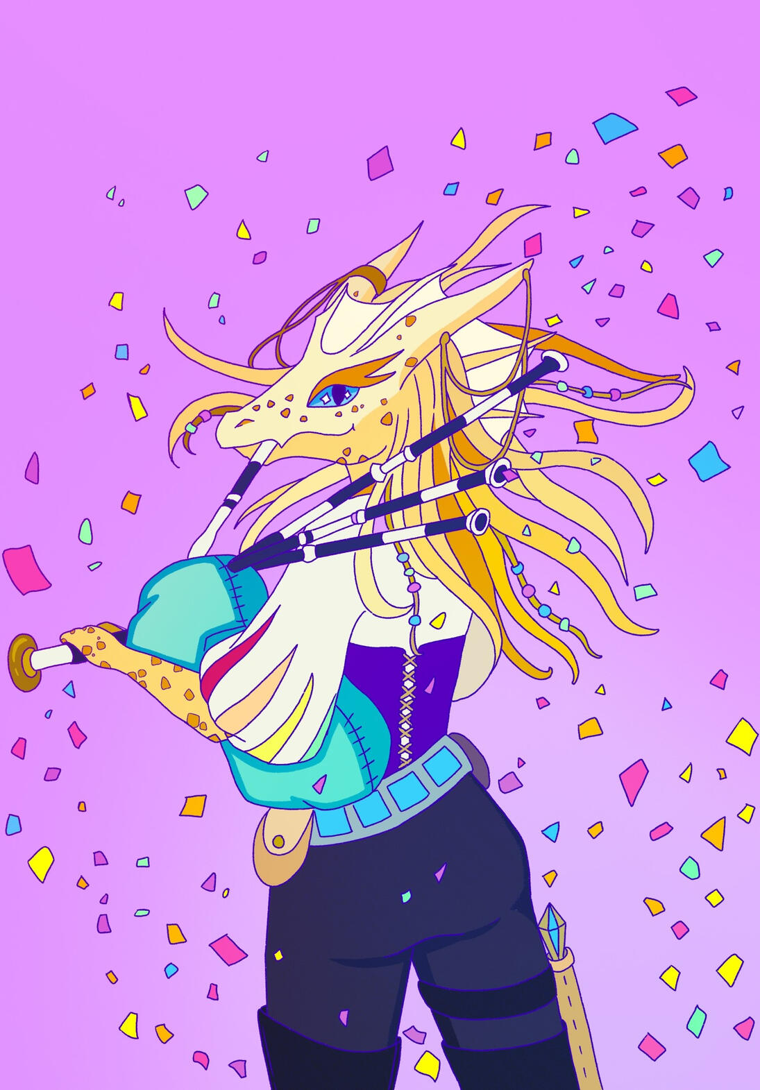 flat color
